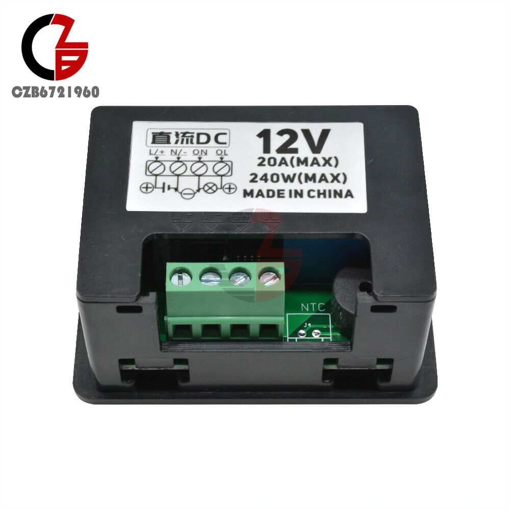DC 12V Digital Dual LED Timer Delay Relay 0-999s Timing Cycle Controller Module