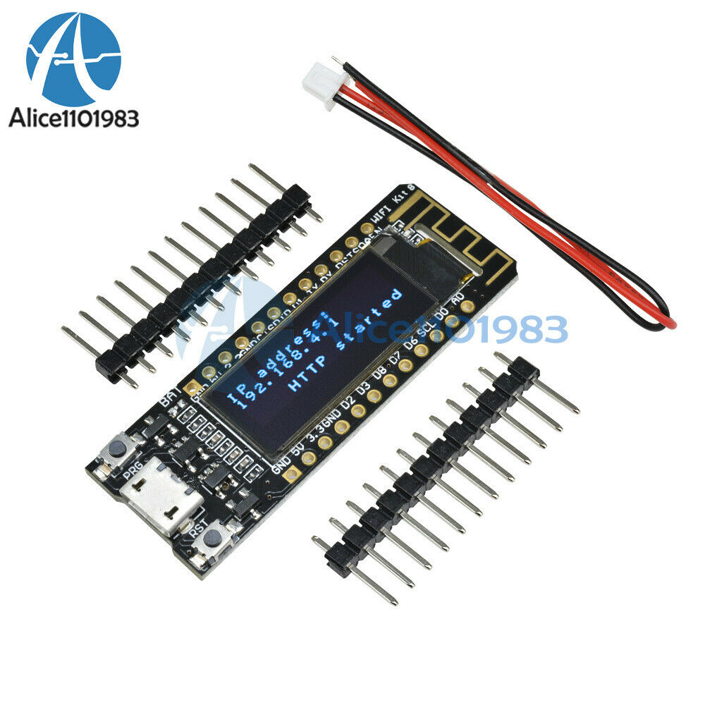 0.91" inch ESP8266 WIFI Module Blue OLED Display CP2104 Nodemcu for Arduino