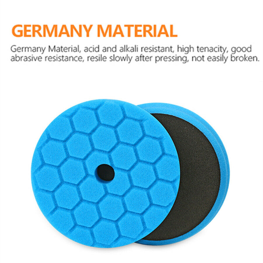 5Pcs 6inch 150mm Polishing Pads Sponges Wax Foam Buffing Polishing Buffer Pads