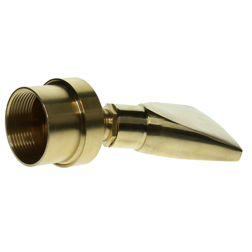 1pc Brass Fan Shape Garden Fountain Nozzle Spray Sprinkler Head 1 1/2