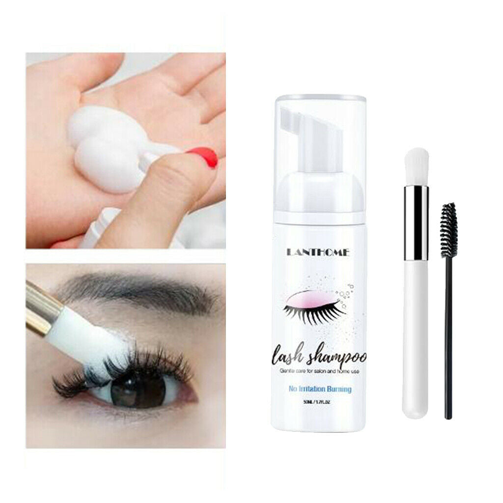 Eyelash Extension Shampoo 50ml Lash Foam Cleansing Foam for Salon
