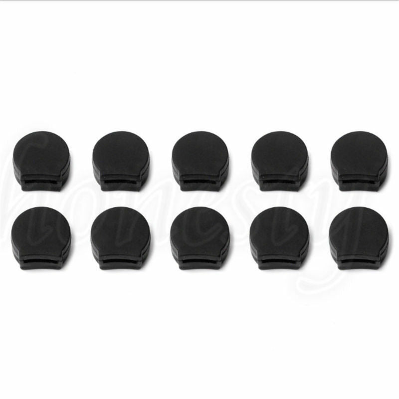 10PCS Black Rubber Clarinet Thumb Rest Cushion Comfort Protector