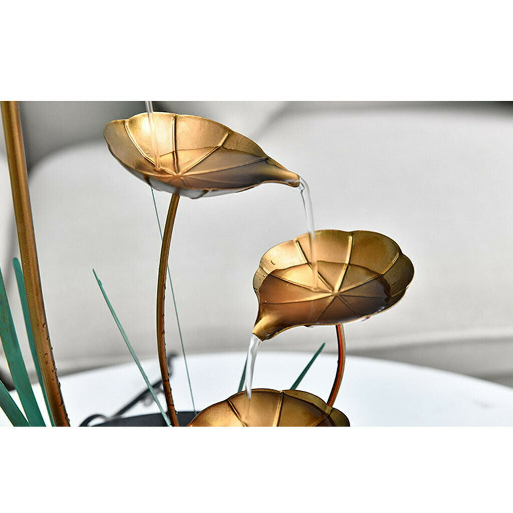 Indoor Fountain Tabletop Water Fountain Fortune Feng Shui Ornaments Landscaping