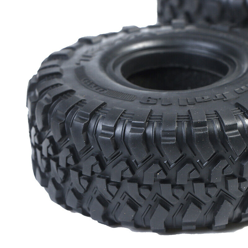 4pcs RC 120Mm 1.9 "Rubber Rocks Tires for SCX10 Trail 105 Rims TRX4 #8174I7CA