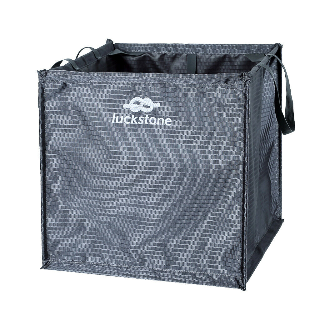 Nylon Rock Climbing Arborist Throw Line Rope Gear Storage Cube Bag gray