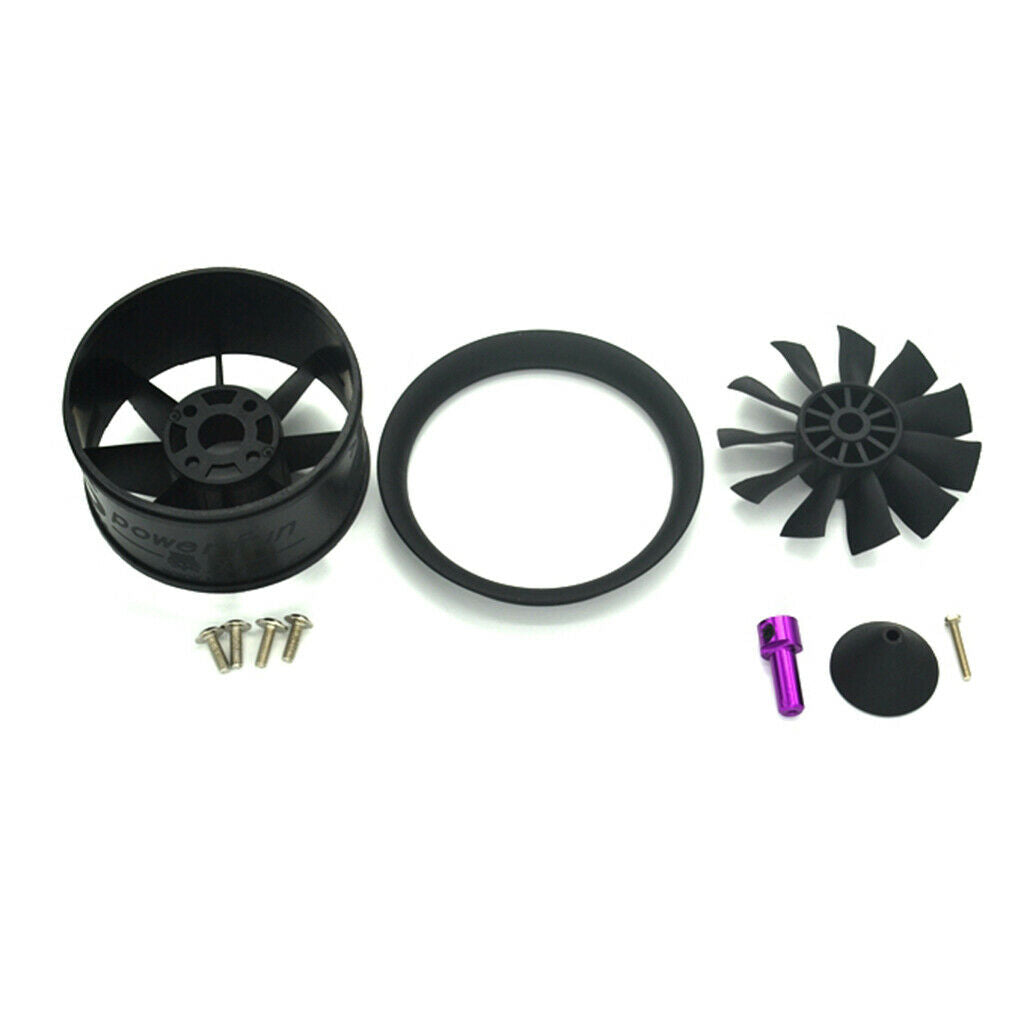 For EDF 50mm Duct Fan 4900KV 11 Propeller Brushless Motor RC Parts Aircraft