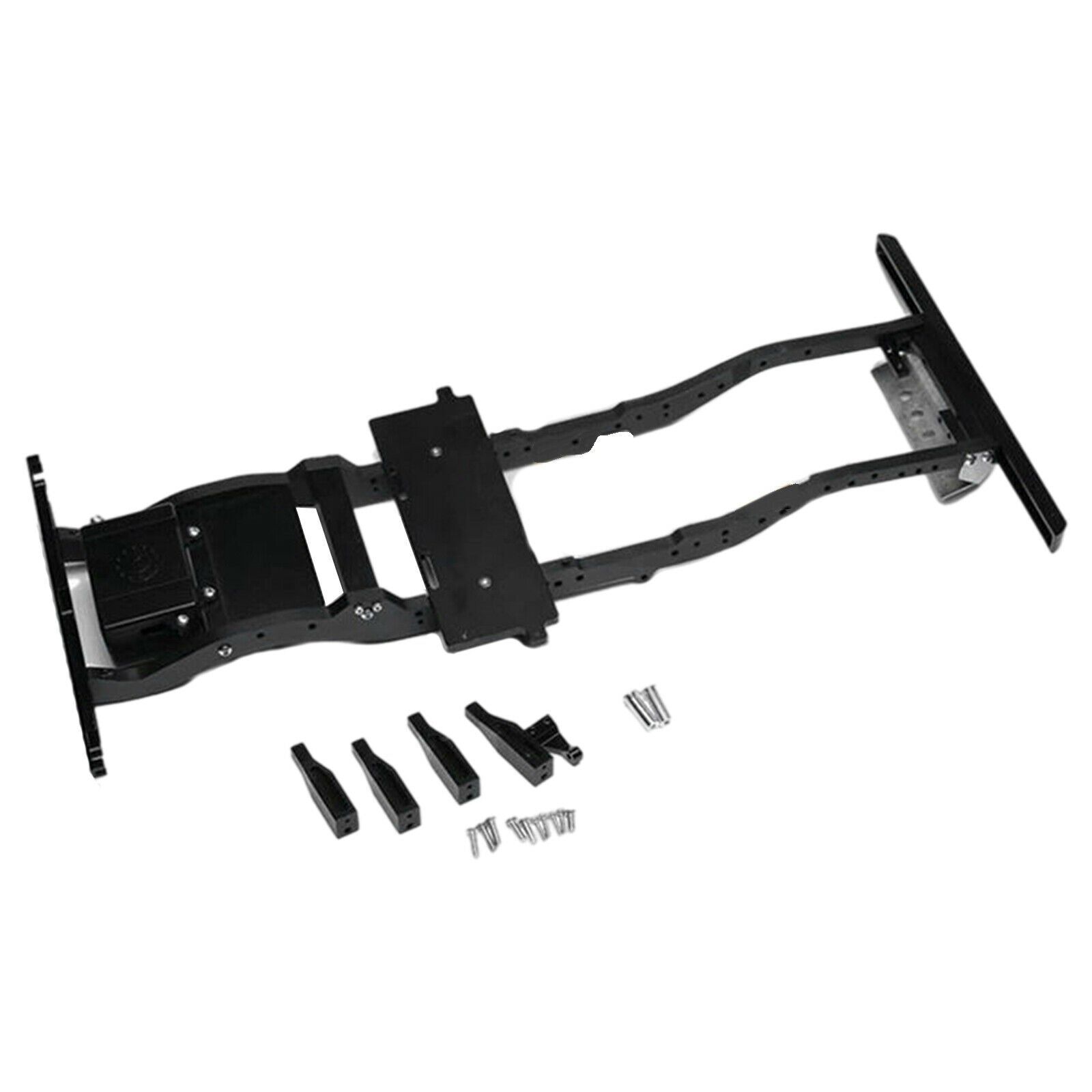 RC Crawler Aluminum Alloy Beam Car Frame for Axial SCX10 D90 1:10 Scale Vehicles