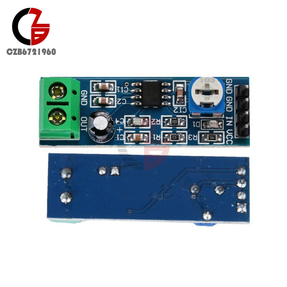 2pcs LM386 Audio Amplifier Module 200 Times 5V-12V 10K Adjustable Resistance