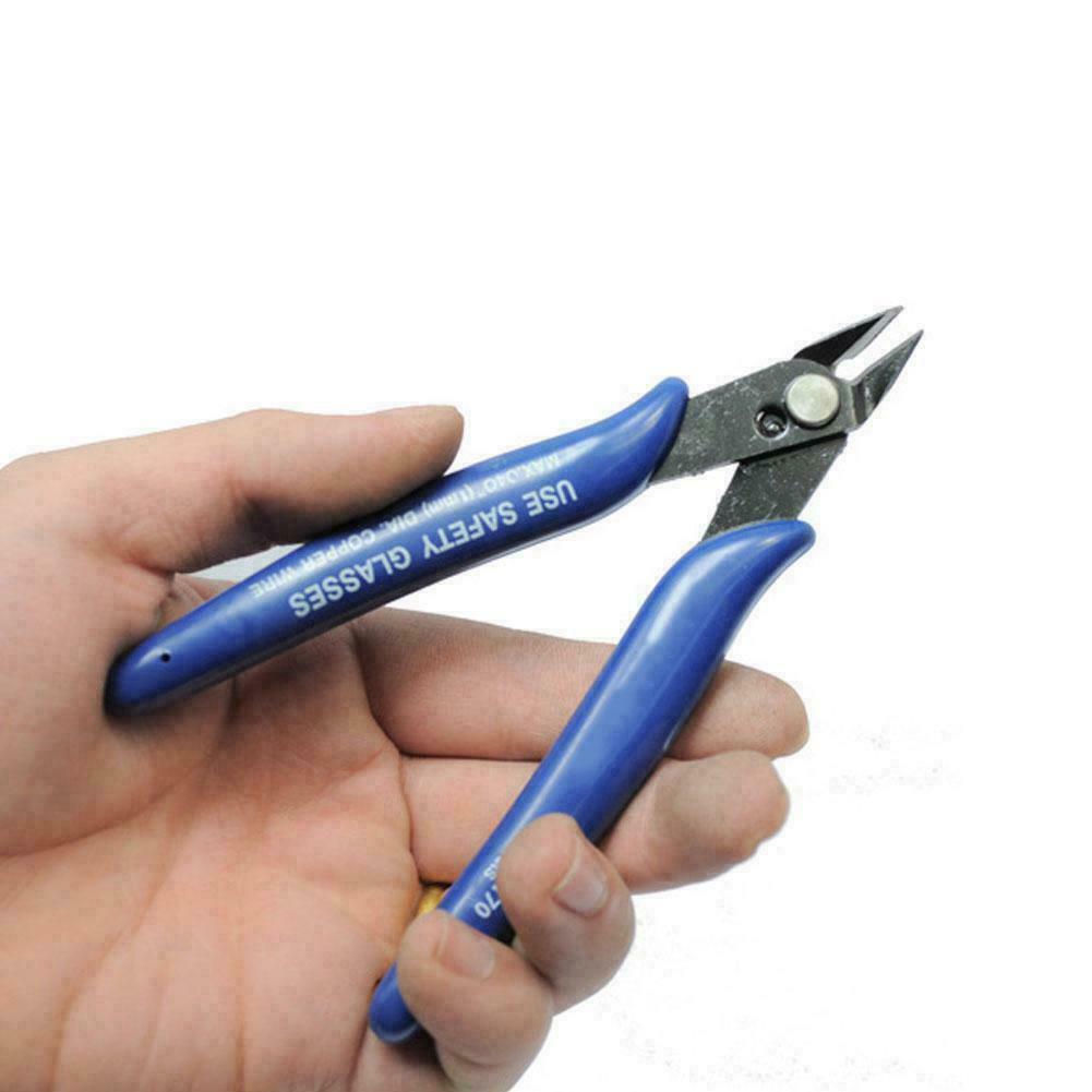 Electronic Shear Wire Cables Cutting Side Snips Flush Tools Pliers Cutter U9I3