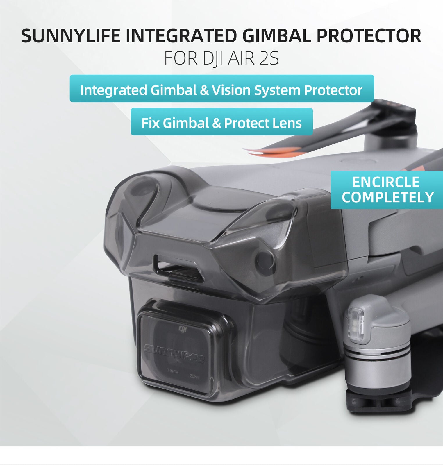 Gimbal Lens Vision Sensor Protective Cover Accessories For DJI AIR 2S Drone