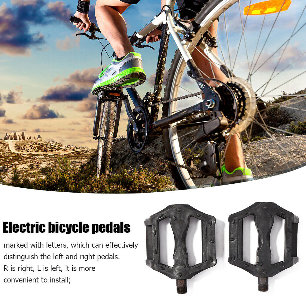 1 Pair Reflective Sheet Bicycle Pedal MTB Mountain Bike Anti-slip Pedals