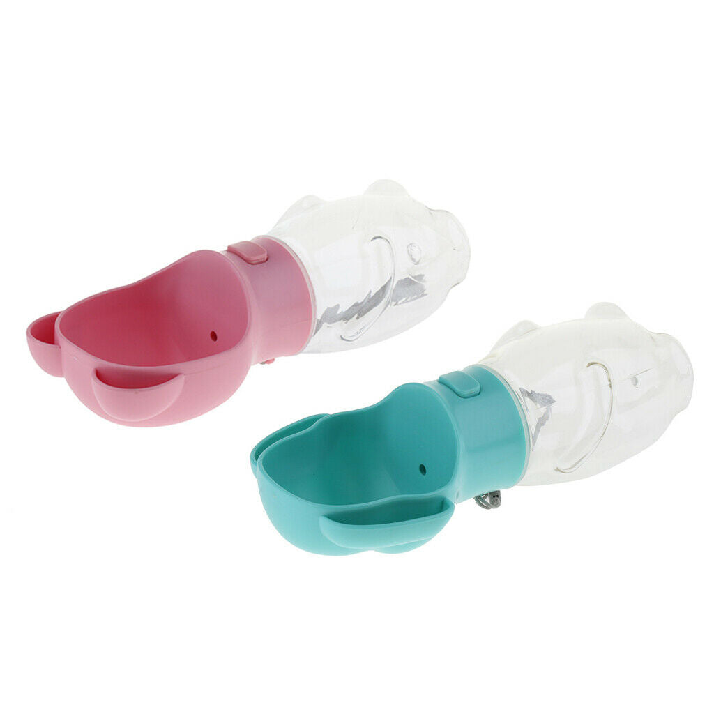 2pcs Portable Dog Travel Water Bottles for Walking Running Hiking in The