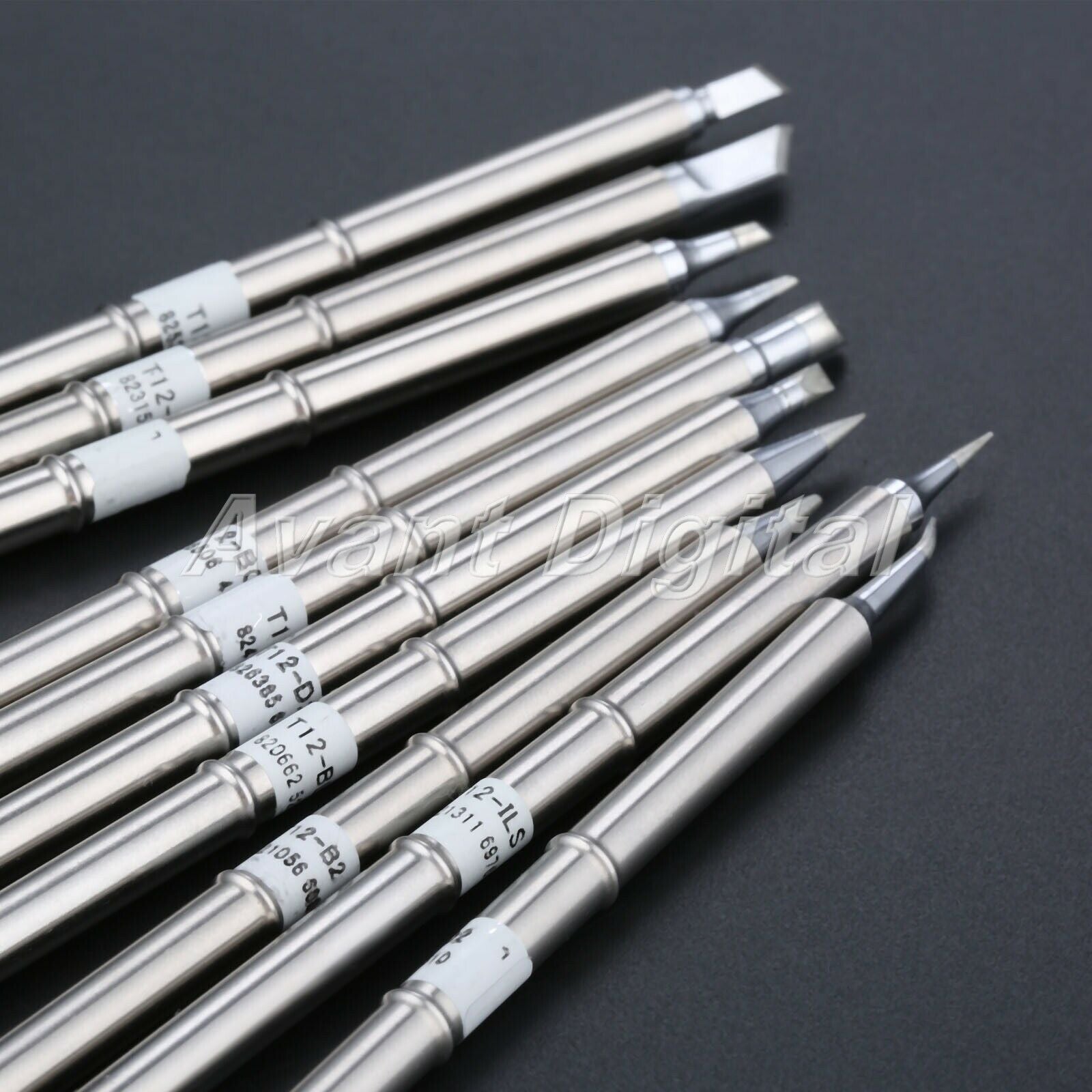 10pcs T12 Series Soldering Iron Tips T12-D24 BC2 C4 B2 KU ILS BL BC1 K JI02 NEW
