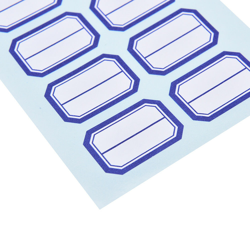 12X Self Adhesive Sticky White Label Writable Name Stickers Blank Note Labels Tt
