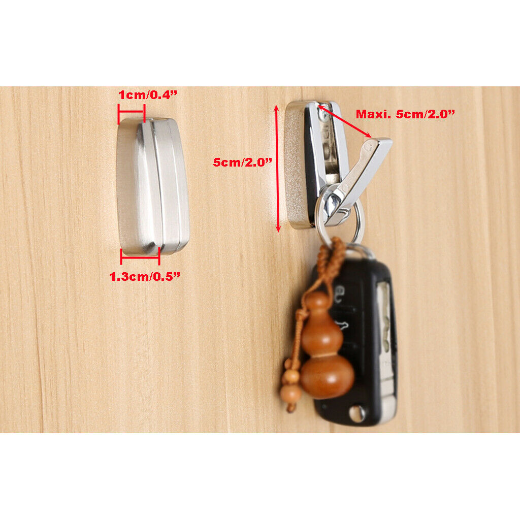 2Set RV Trailer Home Bathroom Bedroom Towel Clothes Coat Hanger Hook Brushed