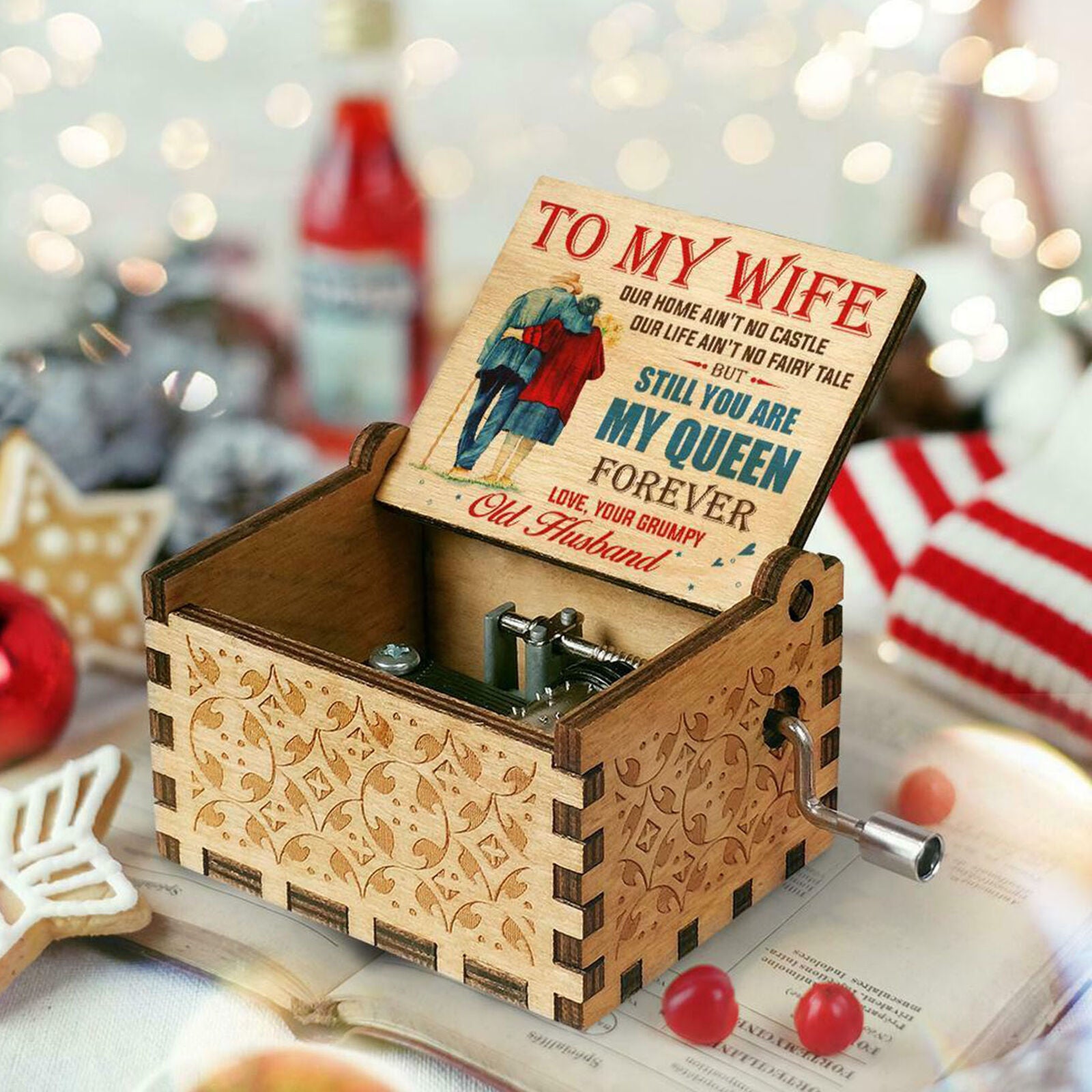 Husband To Wife - You Are My Queen Forever - Colorful Music Box