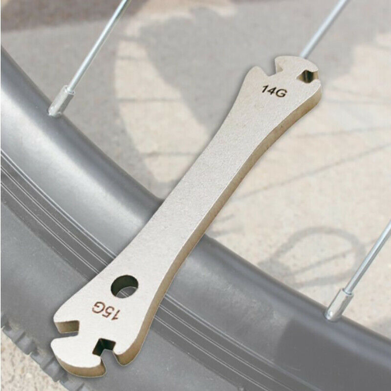 Stainless Steel Bicycle Spoke Wrench Rim Wheel Spoke Fastening Correction ToFCA