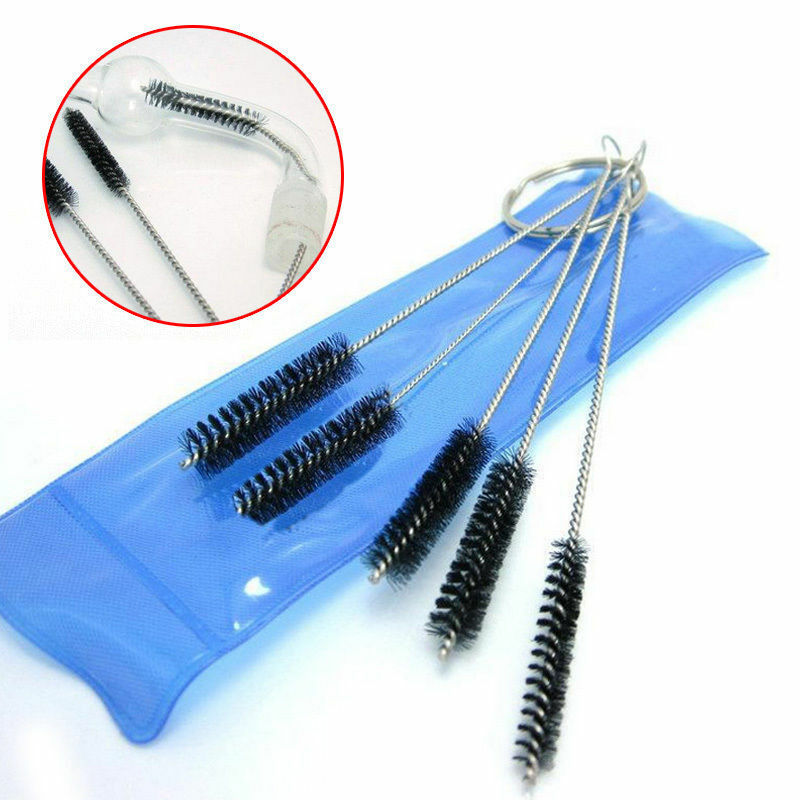 5pcs Round Pipe Tube Cylinder Bores Cleaning Wire Brush Set Stainless Stee.l8