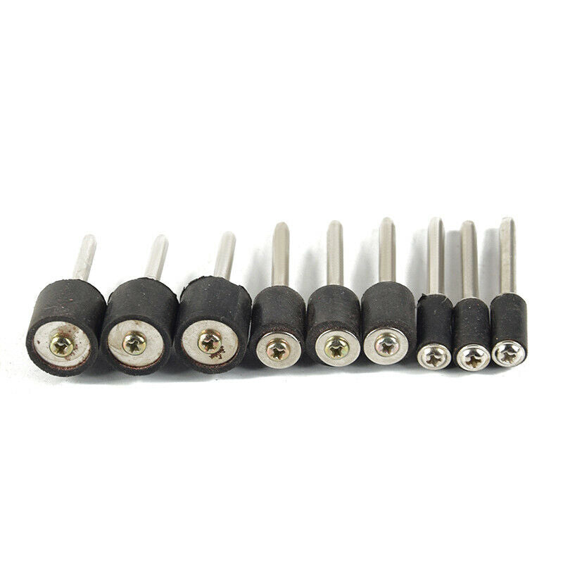 338x Grinding Wheel Tool 1/4" Sanding Bands Drums Sleeves Mix Grits Wood Working