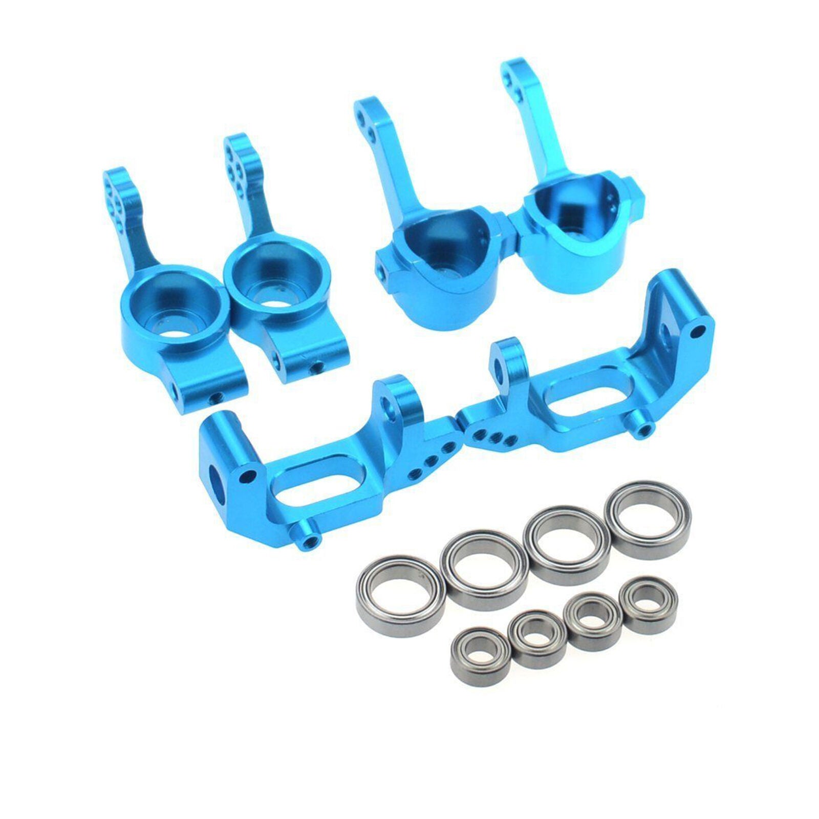 For HSP 1:10 RC Racing Car Upgrade Parts Alloy Front Rear Hub Carrier Steering