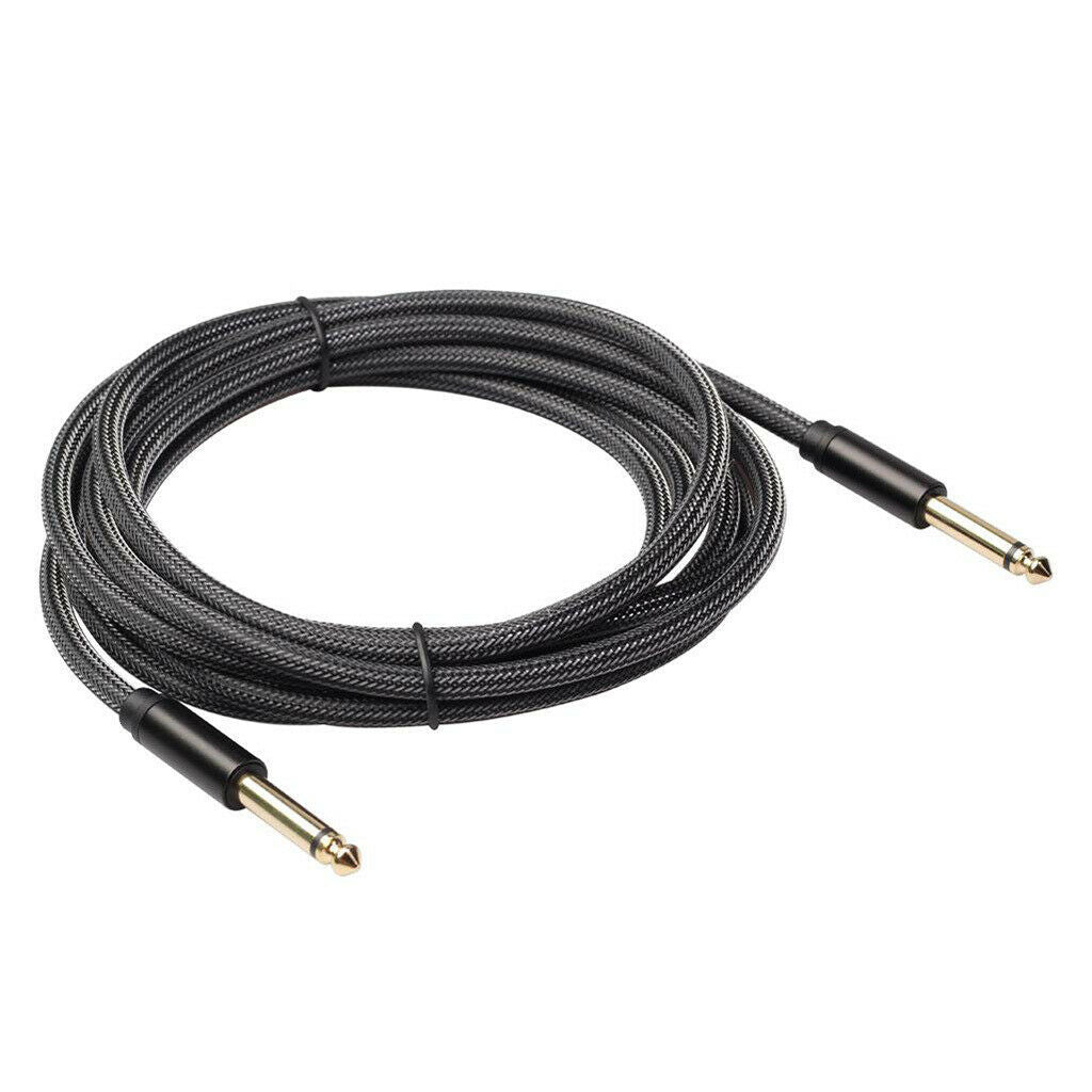 Male Male Converter Electronic Music 2 Core Cable Music Editor for Guitar 6m