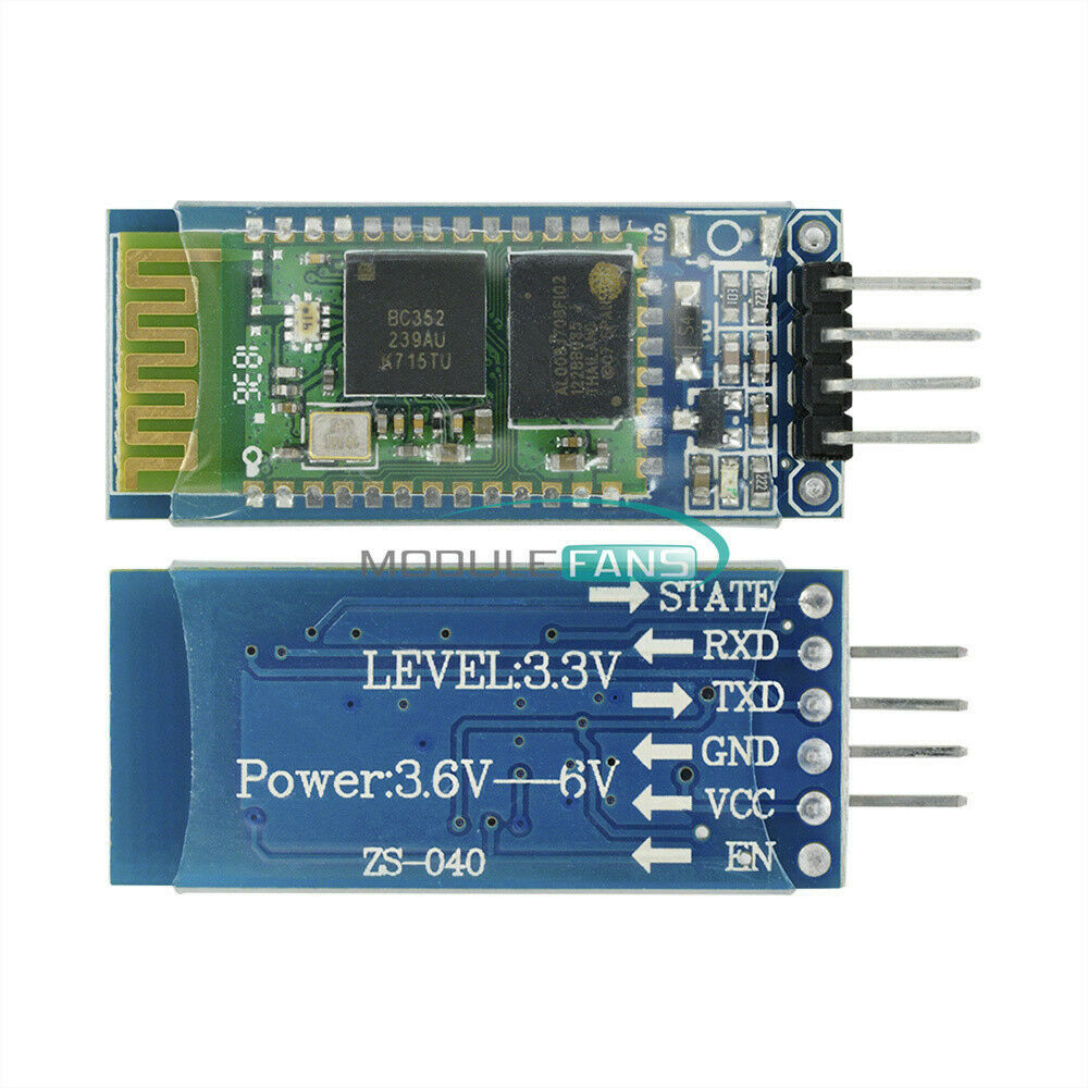 HC-06 4 Pin Wireless Bluetooth RF Transceiver Module RS232 with Backplane