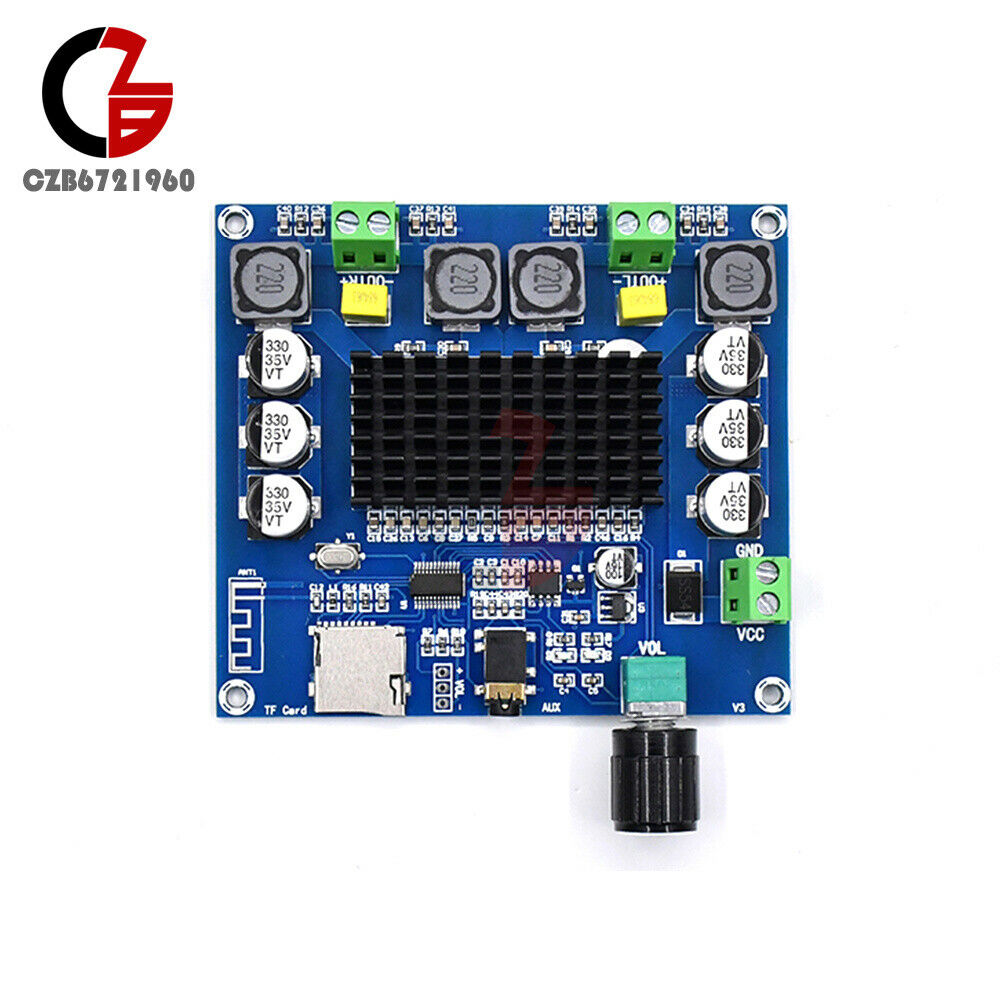 TDA7498 Bluetooth5.0 Digital Amplifiers Board 2 Channel Audio module 2*100W AUX