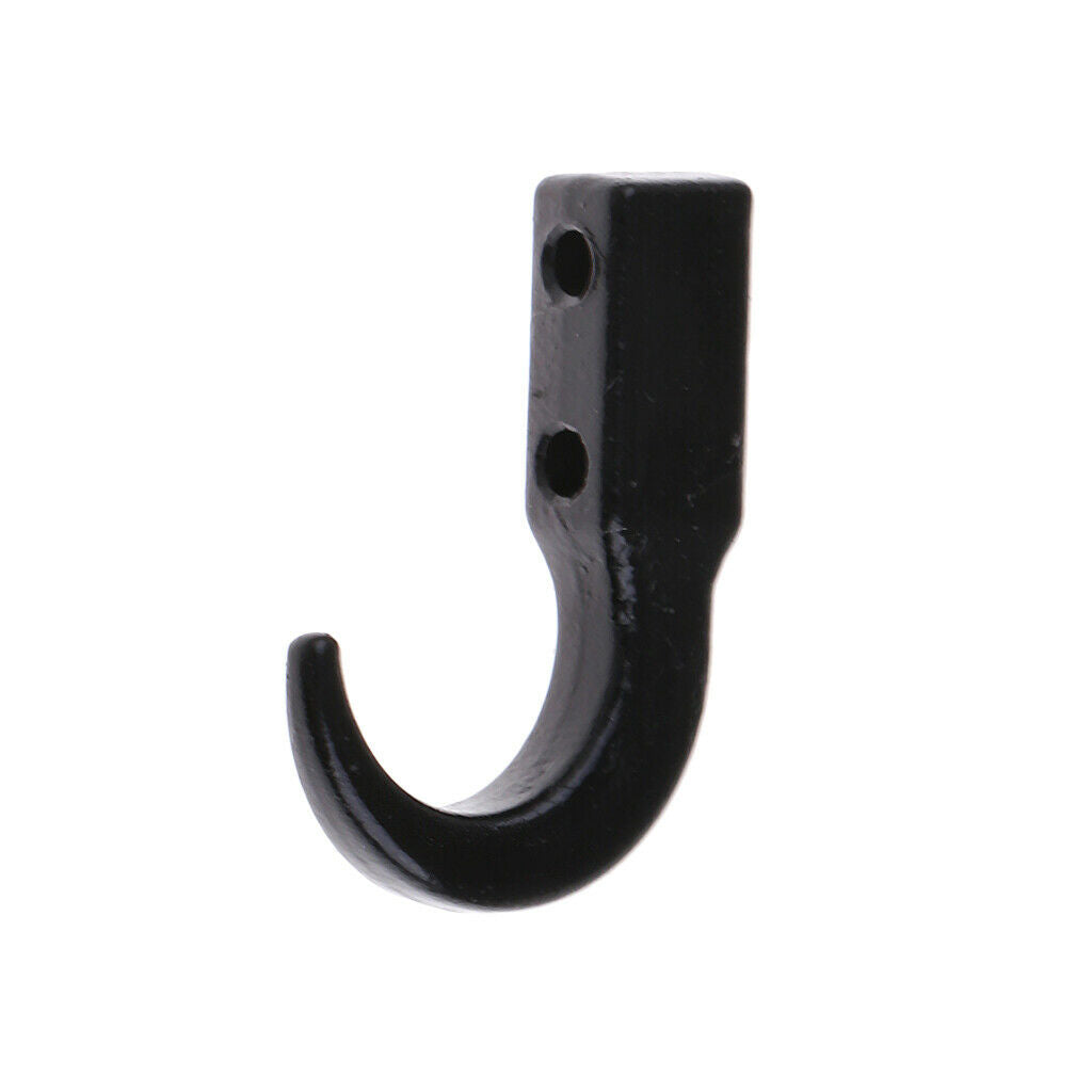 Black Metal Trailer Winch Tow Hooks for 1/10   D90 Remote Control Buggy