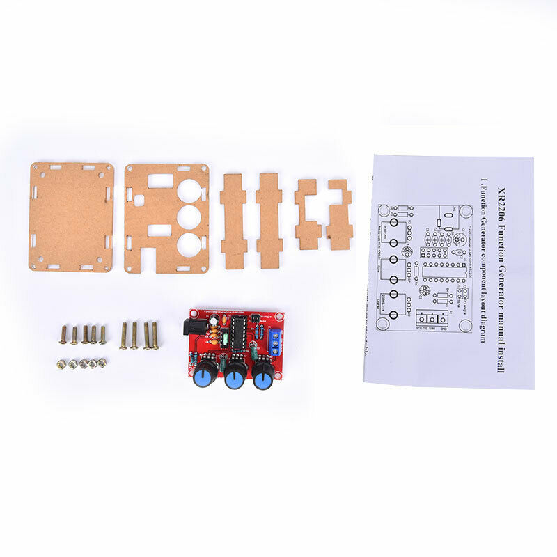 XR2206 Function Signal Generator Welded Assembled Sine Output 1HZ-1MHZ +DIY C KX