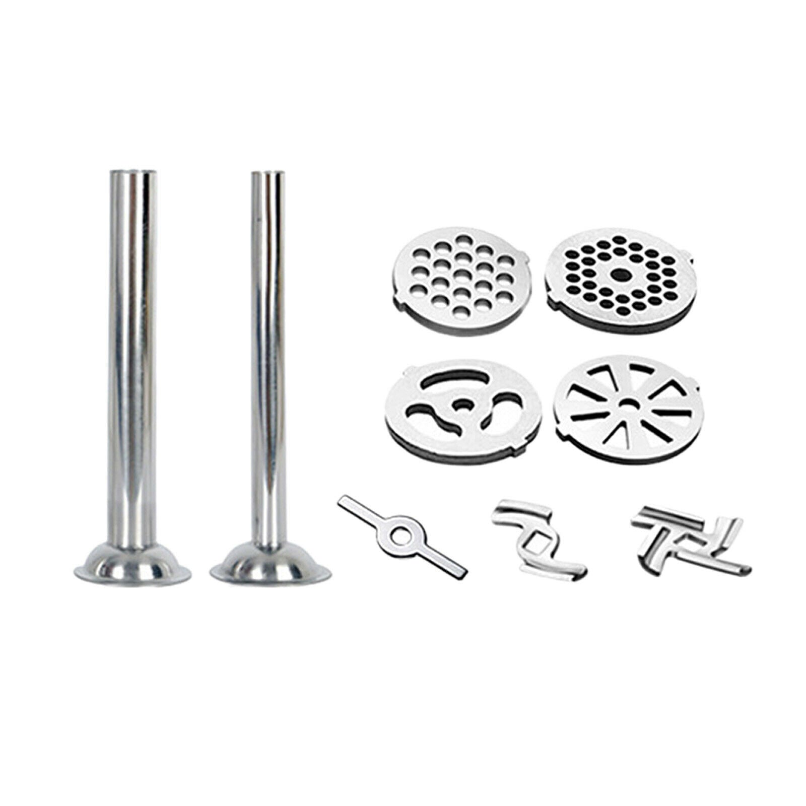 9 PCS Meat Grinder Plates Discs for Kenwood Meat Grinder Stand Mixers Parts