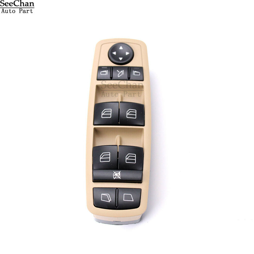 1pc Beige Housing Power Window Master Switch Fit For Benz X164 GL W251 R W164 ML