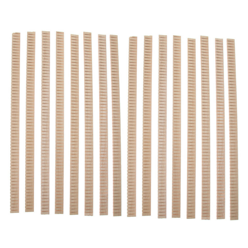 16 Pieces Wooden Guitar Binding Purfling Echo Strip Body Edge Trim Inlay