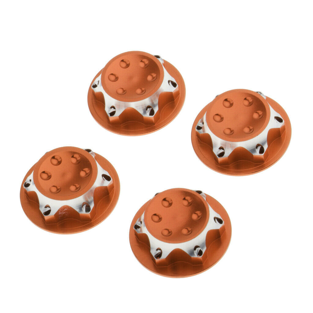 4pcs Wheel Hexagon Nut Dust Cover For 1/8 HSP 94762 94886 ZD Racing Car Accs
