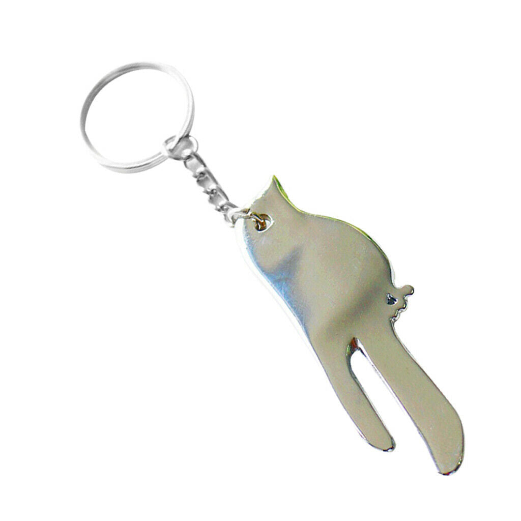 Hanging Car Pendant Metal Key Shining Birds Shaped Keychain for Girls