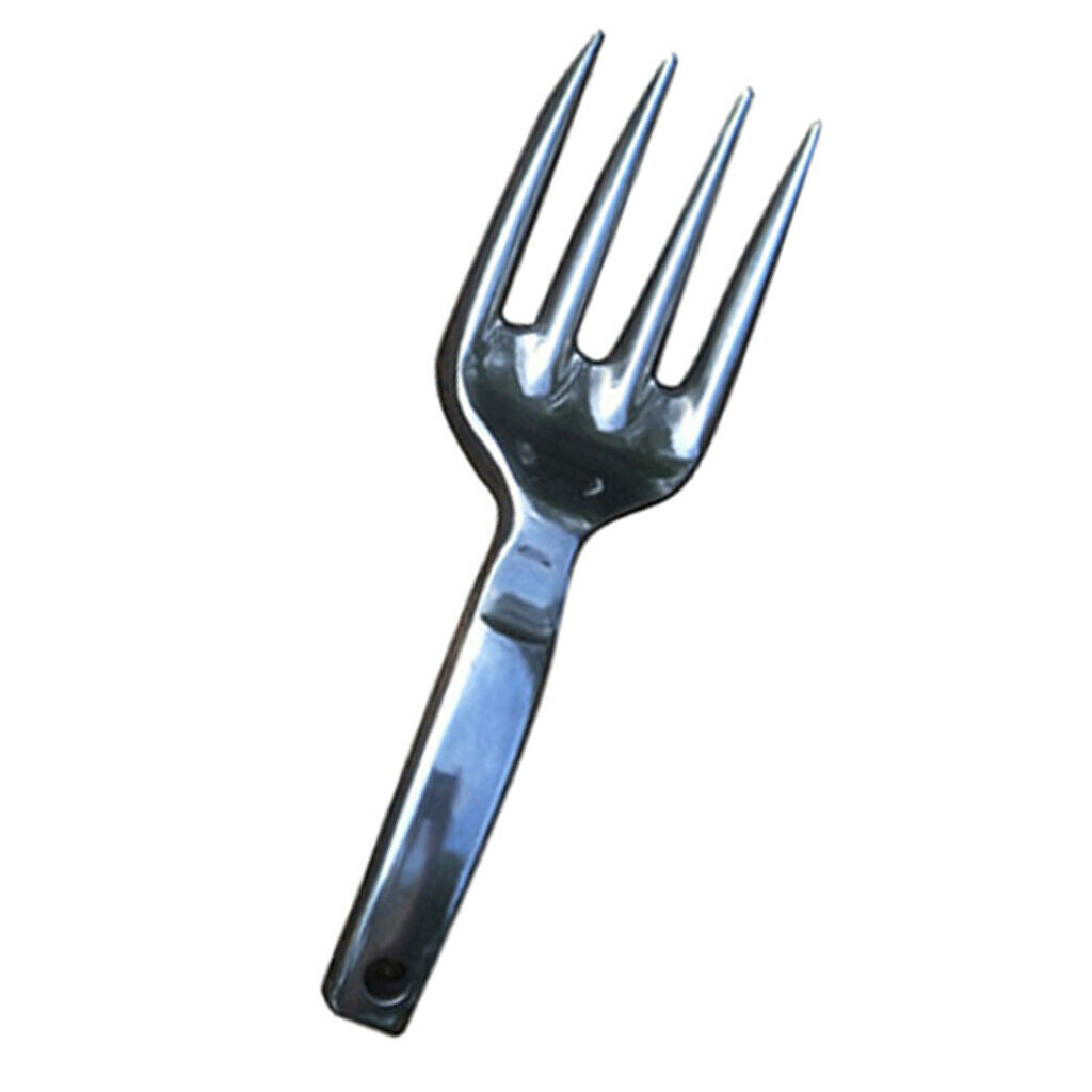 Durable 4-Teeth Hand Weeding Fork Handheld Garden Fork Small Garden Fork