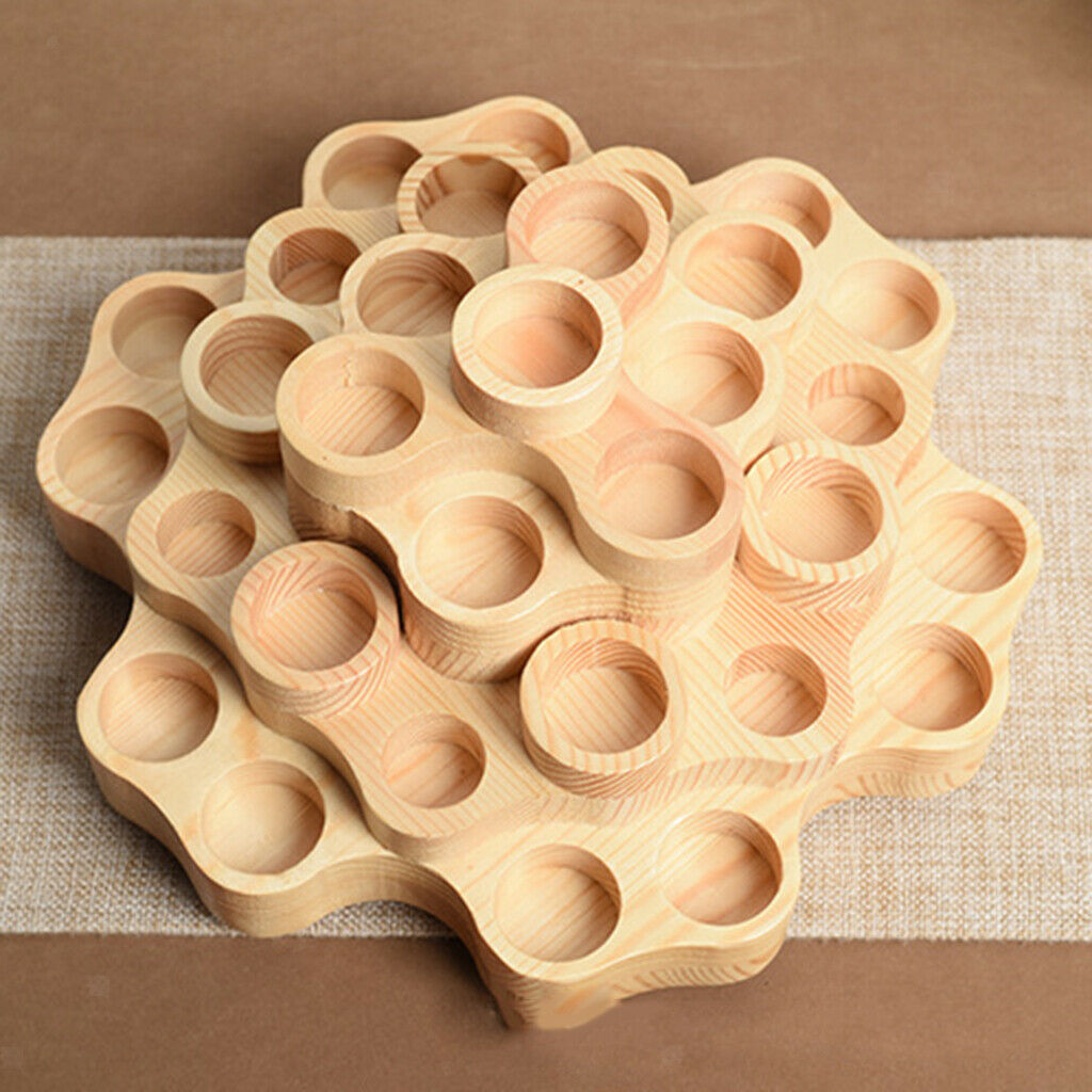 10ml 15ml Aroma Essential Oil Wooden Storage Rack Nail Polish