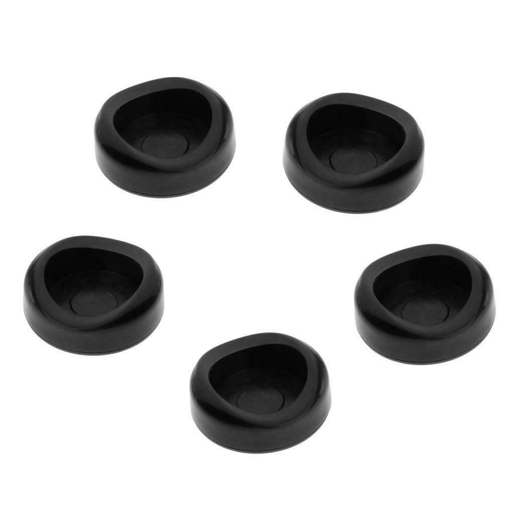 Saxophone Sax Upper Thumb Rest Button Replacement, 5pcs, 14mm Inner Dia. Plastic