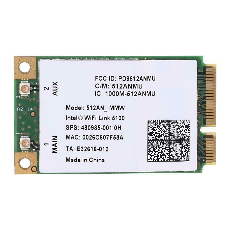 WiFi Link 5100 AGN 300M Wireless Card 2.4G + 5G Dual Band Web Card for CQ40 CQ45