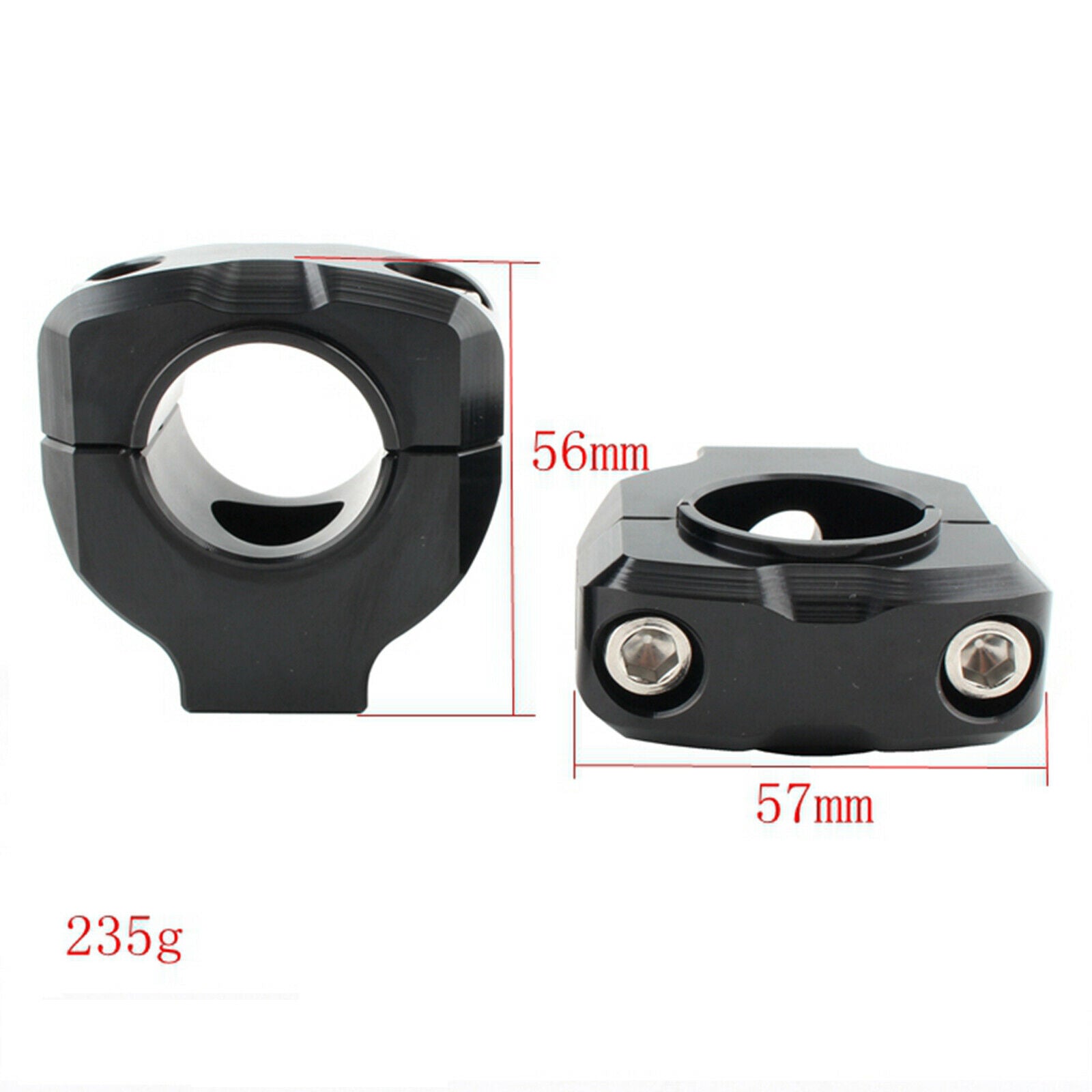 Aluminum Alloy Motorcycle 28mm Modified Handle Bar Riser Clamp Bar Riser