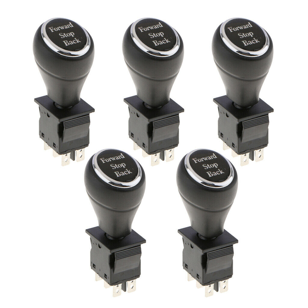 5x Durable Children's Ride RC Car Putter Joystick Switch Parts On-Off-On 6P