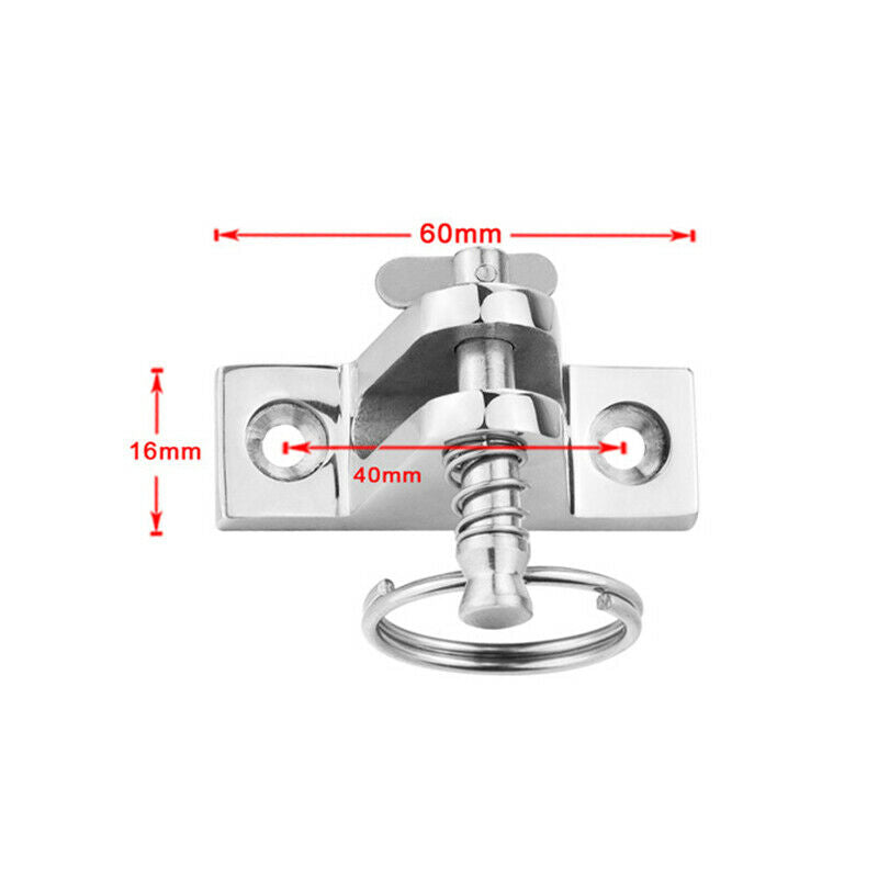 90 Degree SS316 Boat Bimini Top Deck Hinge pin Boat Cover Bimini Sprayh TnY KX
