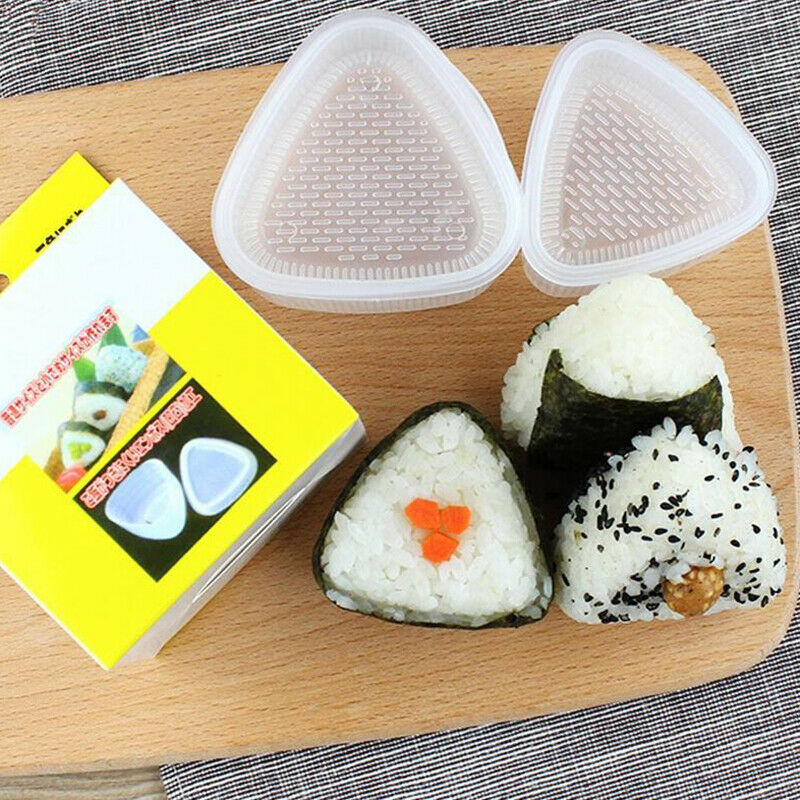 2PCs DIY Sushi Mold Onigiri Rice Ball Food Press Form Sushi Mold DIY Tool.l8