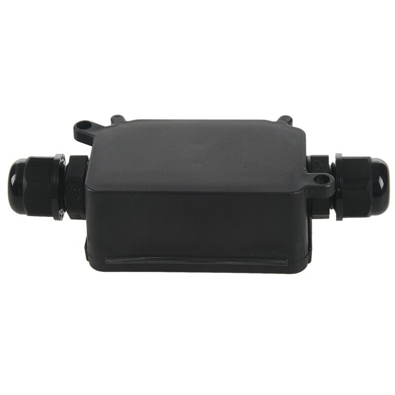 IP66 Waterproof Outdoor 2 Cable PG9 Black Plastic Connector Gland Electrical JX2