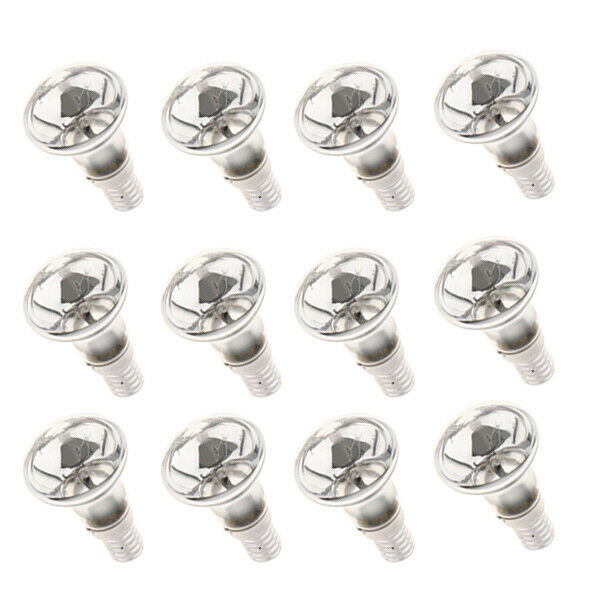 12Pcs Durable 25W R39 Reflective Spotlight   Lamp Bulb Small Screw SES E14