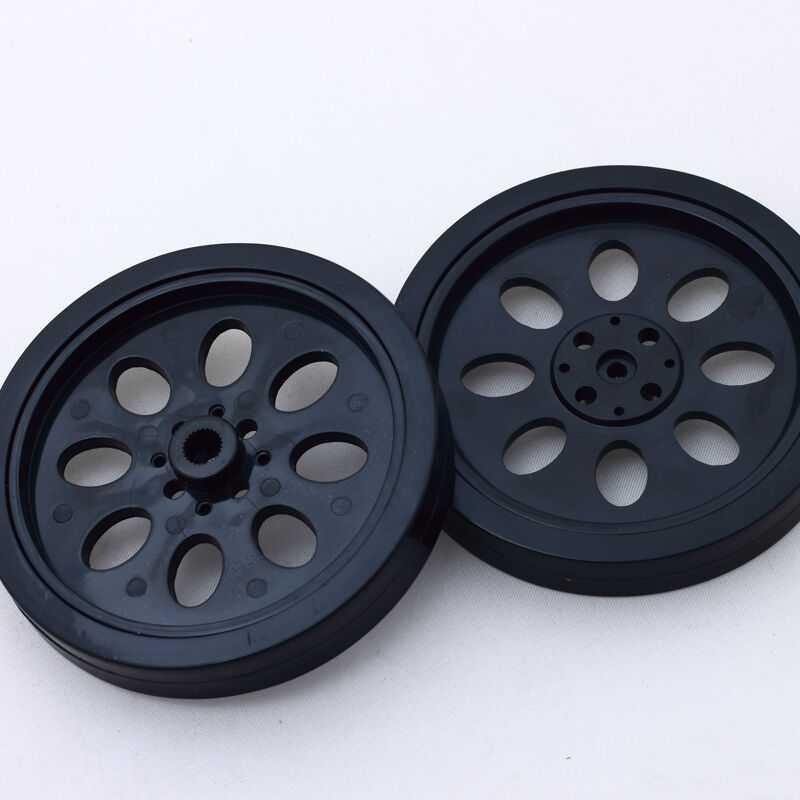 1PCS 70mm T25 Rubber Wheels Match 360 Degree Servo Wheels Parts For DIY Robot