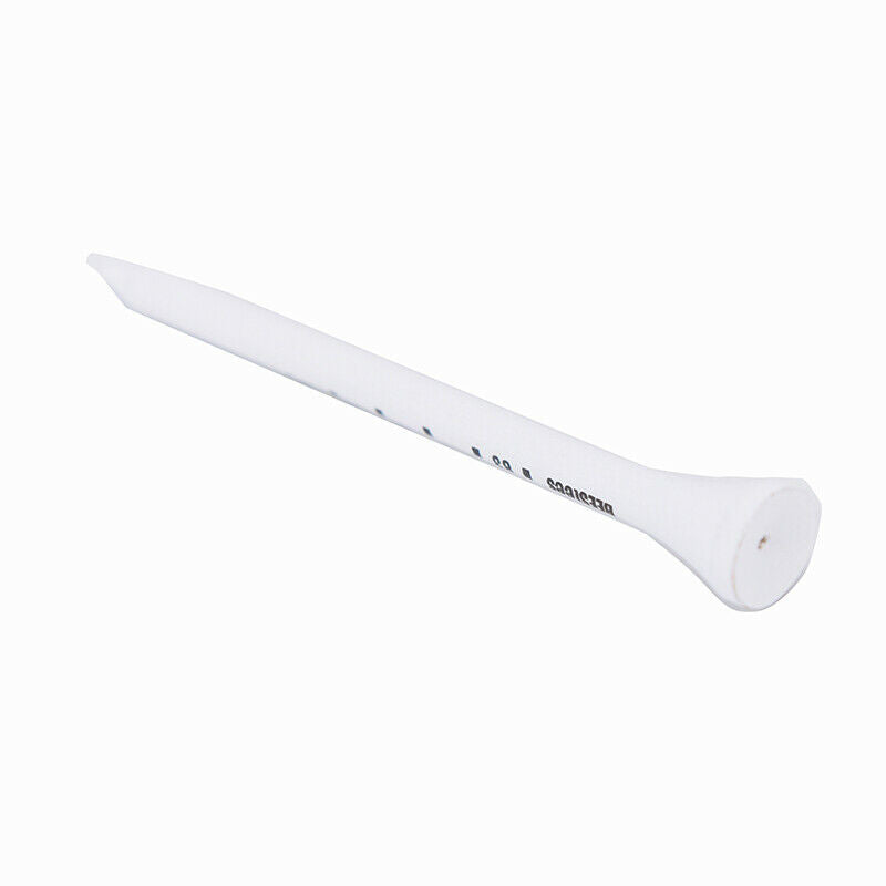 50PCS Professional Golf Tees 83mm White Golf Wood Tee Scale Golf TeesDEAU