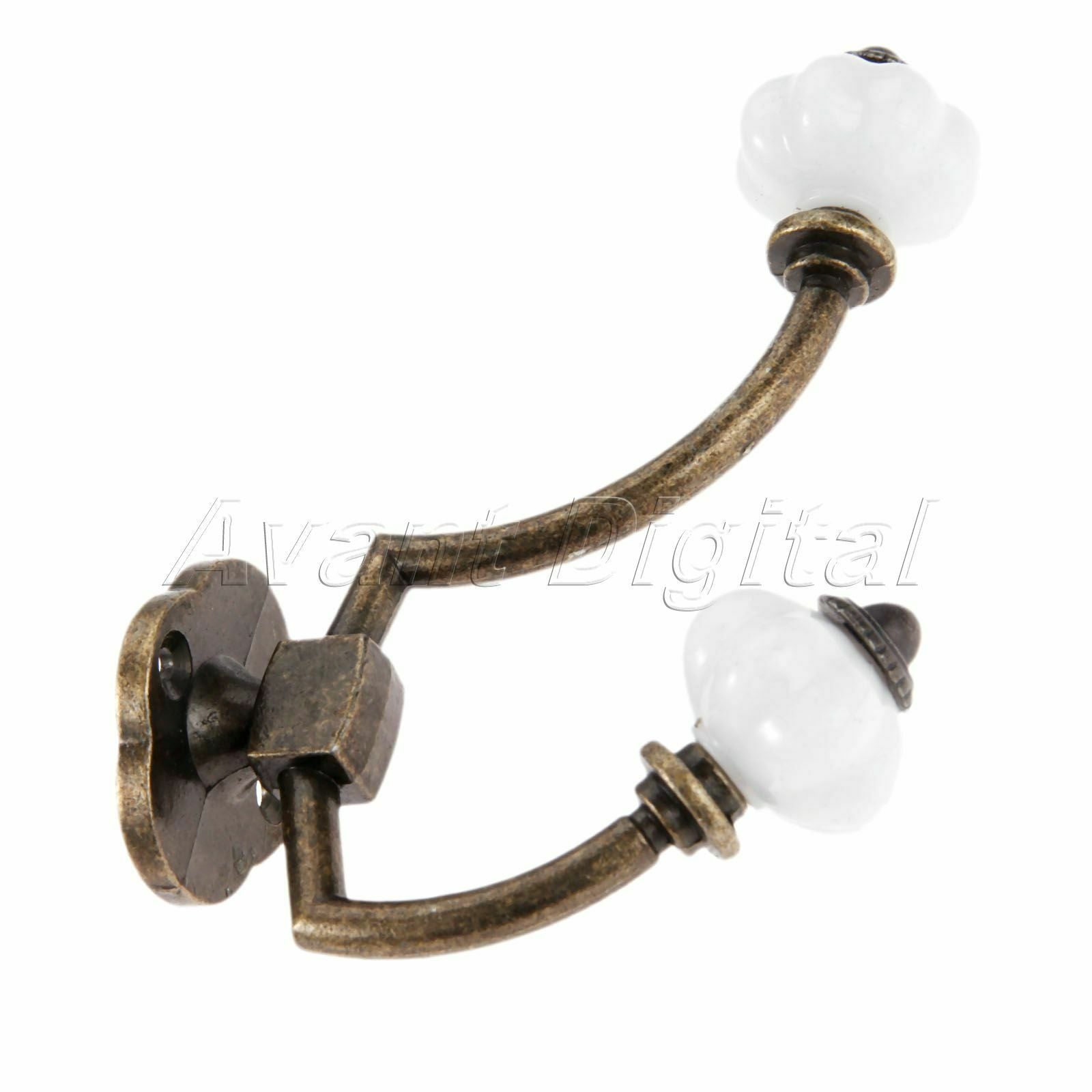 Retro Towel Clothes Hat Key Hook Holder Wall Hooks Hangers Organization Decor