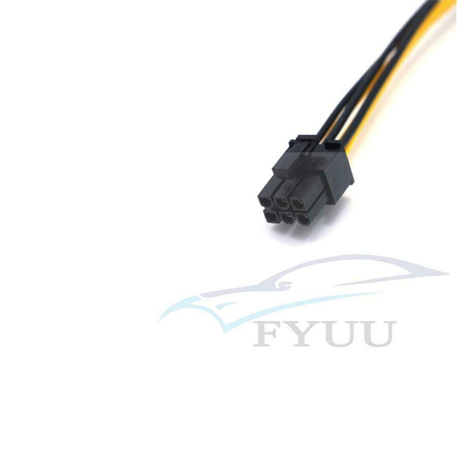 DIY Power Cable PCI-E PCI Express 6P Male to 6Pin Male Graphics Video Card 10pc