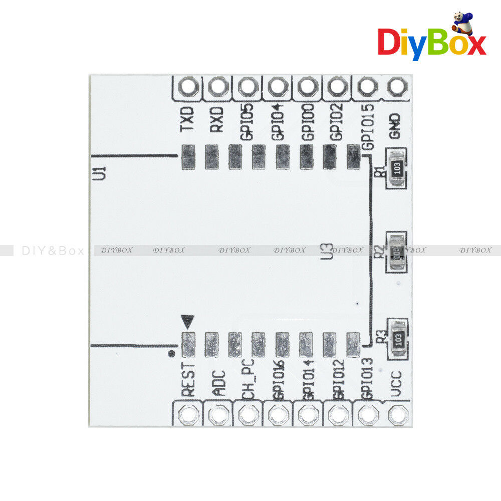5PCS ESP8266 Serial WIFI Module Adapter Plate For ESP-08 ESP-07 ESP-12