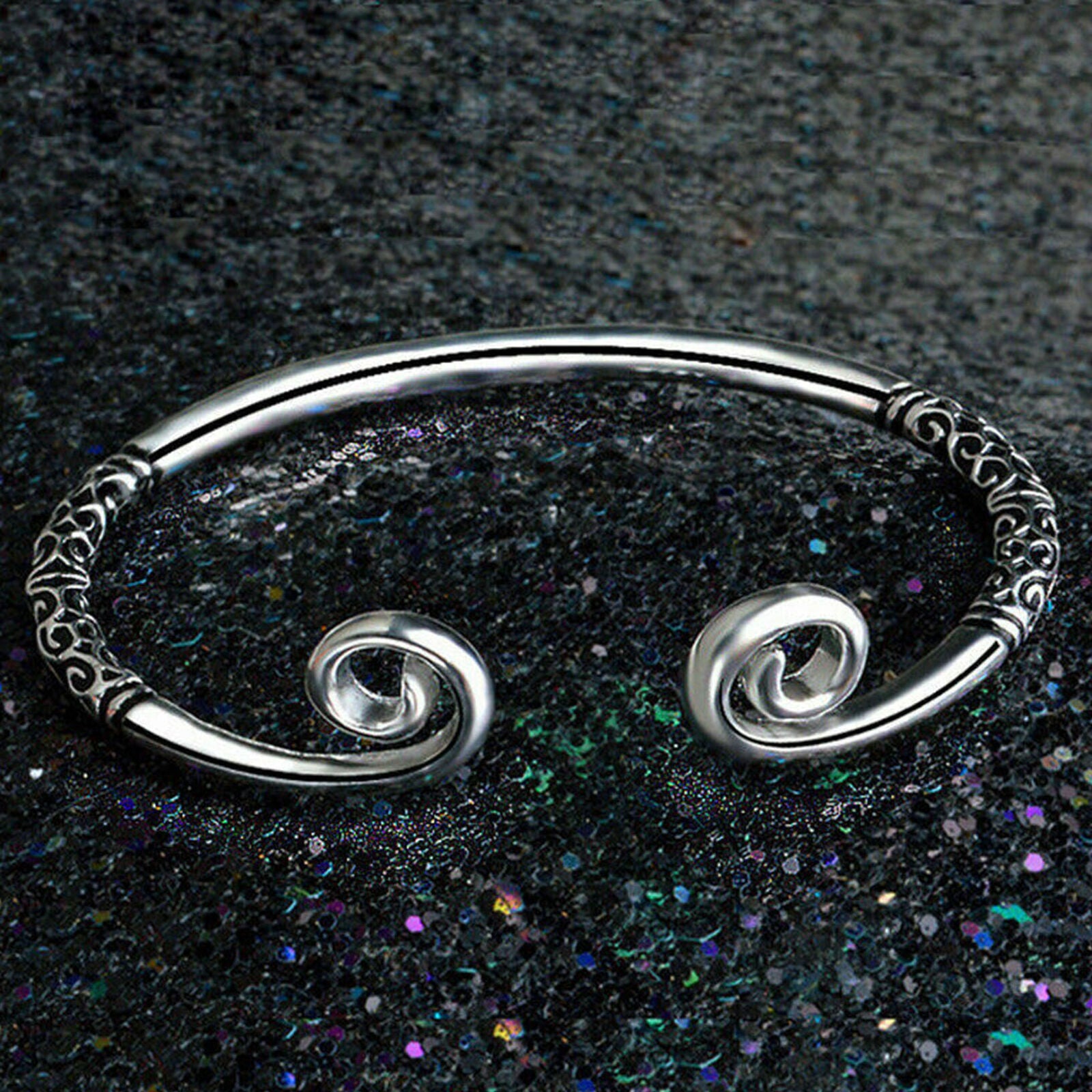 Man Bangle Hoop Jewelry Women Fashion Bracelet Cuff Sculpture Fashion